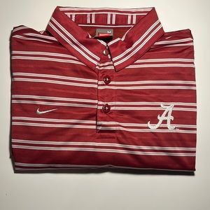Men’s Medium Nike Drifit Alabama Golf Polo - New Without Tags - NEVER WORN